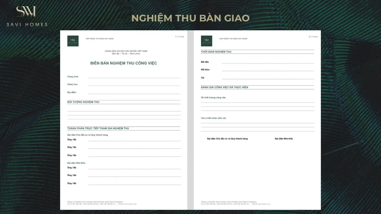 QUY TRÌNH THIẾT KẾ KIẾN TRÚC & THI CÔNG XÂY DỰNG 39 Nghiệm thu bàn giao