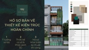 HỒ SƠ THIẾT KẾ KIẾN TRÚC HOÀN CHỈNH THEO TỪNG GIAI ĐOẠN