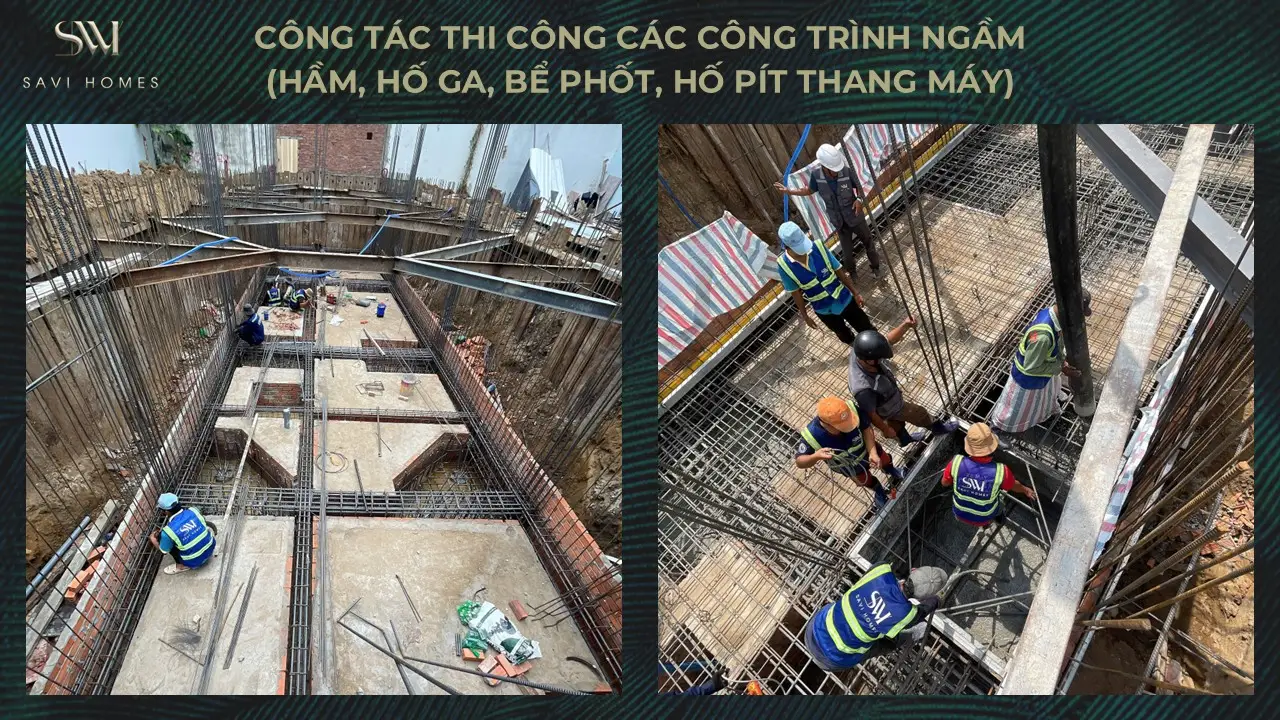 QUY TRÌNH THIẾT KẾ KIẾN TRÚC & THI CÔNG XÂY DỰNG 20 Công tác thi công các công trình ngầm