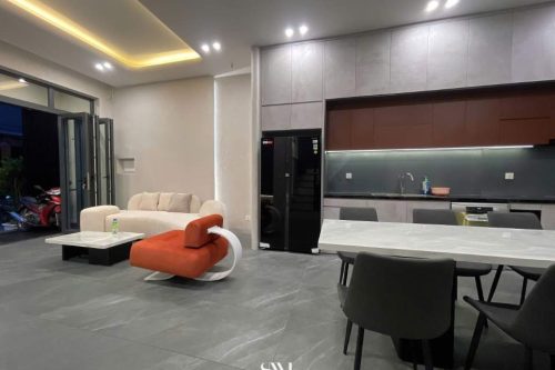 Hoàn thiện nội thất phòng khách và bếp - ăn